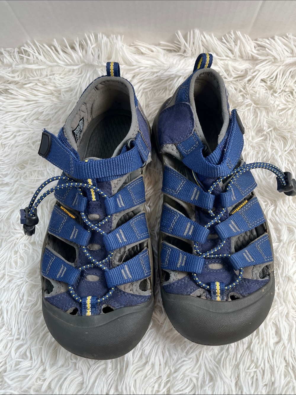 Keen Navy Blue Youth Closed-Toe Outdoor Sandals